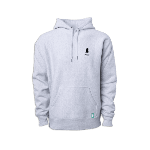 icon pullover hoodie gray